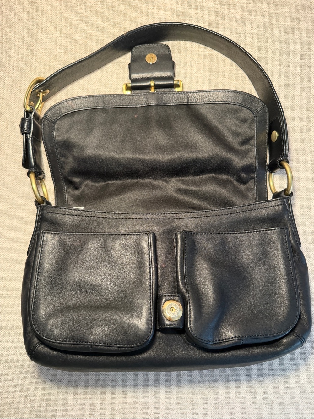 Coach Black Leather Soho - Picture 8 of 10